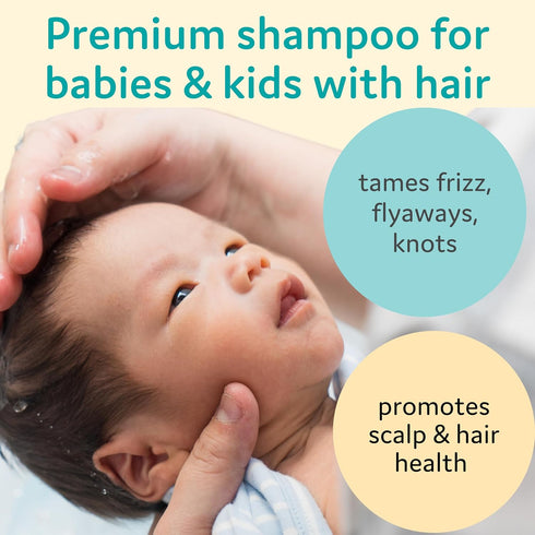T is for Tame Baby Shampoo - Plant Based & All-Natural, Pediatrician and Dermatologist Tested, Specially Crafted for your Baby's Gentle Hair