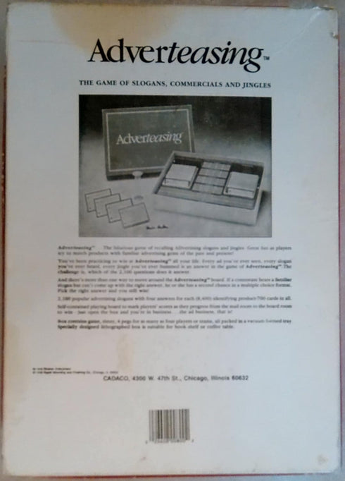 Adverteasing: The Game of Slogans, Commercials, and Jingles (1988)