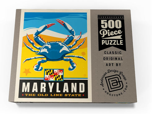 MyPuzzle Maryland: The Old Line State - Premium 500 Piece Jigsaw Puzzle for Adults