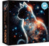 Larkipuzz 1000 Funny Cat Stars Puzzles for Adults Pieces, Cute Mystery Kitten Animal Jigsaw Puzzles, Art Difficult