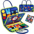 Guolely Montessori Busy Board Toy for 1-4 Year Olds - Sensory Activity Board for Fine Motor Skills, Travel Gift for Kids
