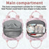 Backpack Diaper Bag for Baby Girl, Multifunction Waterproof Diaper Bag for Mom Dad, Large Pink Floral Baby Diaper Bags