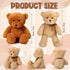 2 Pack 18 Inch Wettarn Plush Teddy Bear Stuffed Animal Cuddly Stuffed Bears Plush with Bow for Kids Easter Birthday