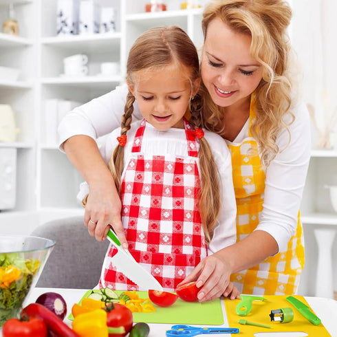 Kids Knife Set for Real Cooking: 40 Pcs Montessori Kitchen Tools for Toddlers, Birthday Christmas Gifts