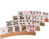 Panorama Wooden Playing Card Holders/Racks - Set of 4 Organizers by Yellow Mountain Imports