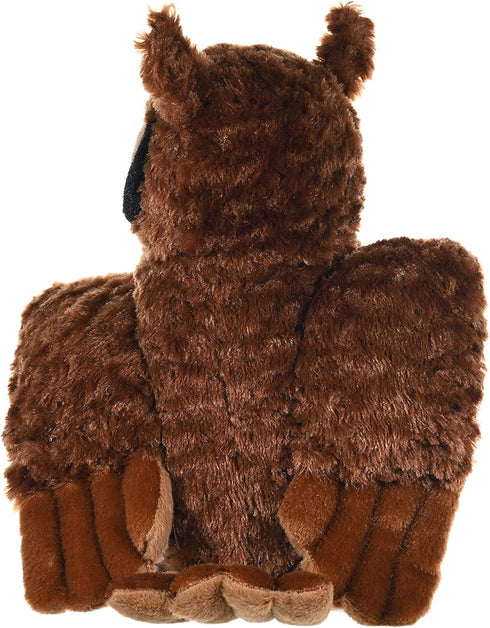 Wild Republic Great Horned Owl Plush, Stuffed Animal, Plush Toy, Kids Gifts, Cuddlekins 12", Model Number: 12310