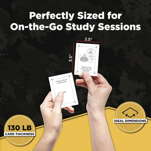 Army Flashcards - Air Assault School Study Flashcards, 100 Important Topics from AASLT School Handbook