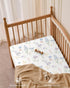 52x28Standard 4 Pack Crib Sheets Girl, Toddler Bed Sheets Fitted for Crib and Toddler Mattresses, Soft Breathable