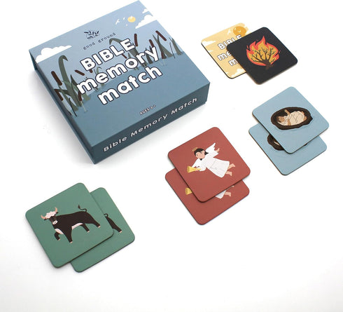 Toddler Matching Memory Match Game - Fun Gifts for Boys & Girls Ages 3 to 7, Biblical Themed Card Game