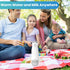 12 oz. Portable Milk Warmer for Travel, Bottle Warmer for Breastmilk and Formula, Milk Warmer On-The-Go, Large Capacity