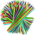Pick Up Sticks - 240 Pieces Classic Retro Toys with 1 Black Bag for Family Fun Game Present