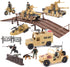 Liberty Imports Military Toys Army Action Combat Zone, 42 Piece Huge Playset with Tanks and Accessories