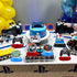 6 PCS Video Game Honeycomb Table Centerpiece: Game On Controllers GamePad Table Toppers for Game Theme Baby Shower,