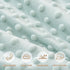 30x40 Inches, david's kids Micro Fleece Minky Baby Blanket for Boys Girls Neutral with Double Layer and Soothing Raised