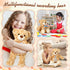 12 Inch Bear Stuffed Animals - Cute Plush Bear with Voice Recorder and Photo Pendant Set for Boys Girls