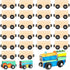Lenwen 26 Pcs Unpainted Magnetic Wooden Train Cars - DIY Unfinished Train Set for Boys Girls Party Favors