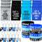 Shappy 36 Pieces Video Game Bracelets, Wristbands, Gaming Party Bags with Drawstring Game Controller Keychains