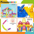 82 3+ PicassoTiles Piece Magnetic Sticks and Magnet Tiles Construction Building Block Toys for Toddlers, STEM Learning