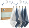 Momcozy Baby Washcloths - 4 Layer Design| Medium Thickness| Soft & Absorbent|