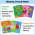 Pack, 6 Upgraded Kids Card Games Decks, Go Fish, Old Maid, Crazy Eights, Memory Match, Slap Jack, War, Playing Cards