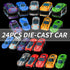 Ci Vetch 78-Inch 1-3 2-4 3-5 4-7 24 3 4 5 6 3-5 4-7 Cars Trucks Toys for Toddler Years Old Boys Kids, Transport Truck