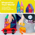 2 Set 3+ PicassoTiles Piece Car Truck Construction Kit Toy Vehicle for Magnetic Blocks Building Tile Sensory Magnet