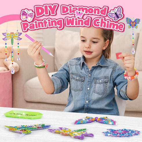 WethCorp Arts and Crafts for Kids Ages 8-12, Diamond Painting Kits for Boys Girls, Creative Art Activity for 6-12 Year
