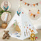 BUDDGO Teepee Tent for Kids with Colorful Flag, Kids Play Tent Indoor with