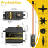 MG996R (2) Miuzei Servo Motor Metal Gear High Speed Torque Digital Servo for RC DIY Helicopter Car Boat Robot