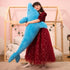 MorisMos 55" Giant Blue Dolphin Stuffed Animal Plush Toy - Soft Marine Gifts for Kids