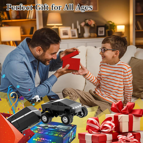 1:64 2.4Ghz OSIMILY MINI RC Car,APP Controlled Scale Alloy Off Road MINI RC Truck | Remote Control Car Speed/Steering