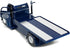 1:24 1947 Jada Toys Just Trucks Ford COE Flatbed Die-cast Car Dark Blue/White with Tire Rack, Toys for Kids and Adults