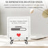 Ivory White Wooden Pregnancy Announcement, Something Beautiful Is Loading, Ultrasound Frame Keepsake Box, Baby Birth