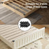 Wome 4 Pack (4, Bed Frame Corner Protector Black: Foam Rubber Guards Bumpers for Bed Table Cabinet Corner Safe Impact