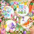 500 PCS Easter Eggs Fillers, Easter Party Favors for Kids Easter Basket Stuffers Fidget Toys Bulk, Classroom Prize