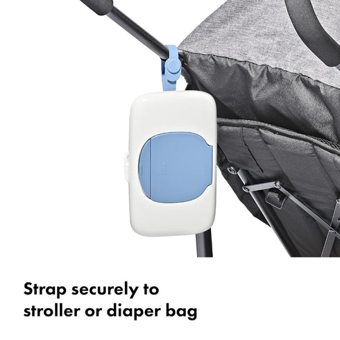 Portable Wipes Holder in Dusk for Easy Access