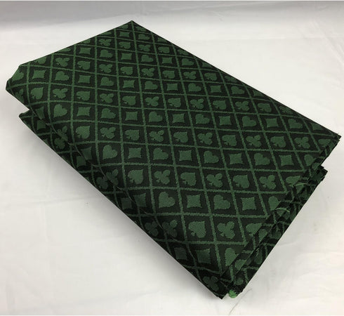 108X60 Inch Speed Cloth Poker Table Fabric - Section of Suited Casino Card Game Table Felt Top Cover - Green