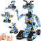 zinat 4-in-1 STEM Robot Building Kit with Remote Control, Multiple Robot Designs, Educational