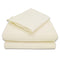 TL Care 100% Natural Cotton Jersey Knit 3-Piece Toddler Sheet Set, Cream, Soft Breathable