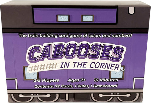 Easy, Fun, Educational Family Friendly Train Building Card Game - 2-5 Players, Ages 7+