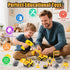 3-5: 2 3 4 5 LUDILO Toddler Kids Toys Boys Mini DIY Assembly Stem Learning Educational Building Toy Cars with Electric