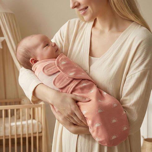 3-Pack 0-3 GLLQUEN BABY Organic Baby Swaddle Sleep Sacks for Newborn - Baby Swaddles Months, Newborn Swaddling Sack