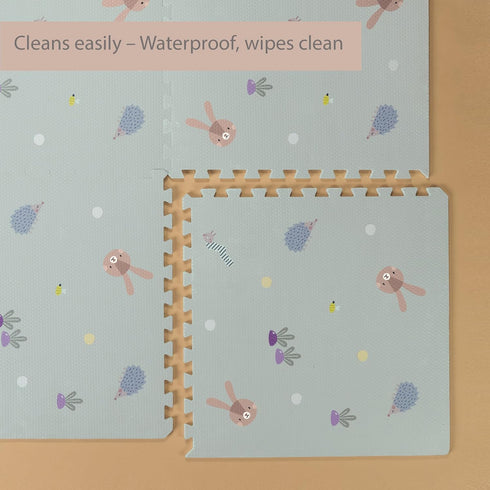 Tummy 72x48 Inches Taf Toys Baby Play Mat - Play Pen Time Mat & Crawling Mat Foam Play Mat for Baby with Interlocking