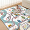 ZNVYPPD Baby Play Mat, 47x47 Play Mat for Playpen, Thick Soft Cushioned Baby