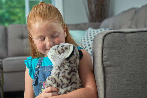 12 inches, Wild Republic Snow Leopard, Cuddlekins, Stuffed Animal, Gift for Kids, Plush Toy, Fill is Spun Recycled