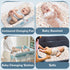 31.5" 21.5" Use(Floral2) Baby Diaper Changing Pad x Extra Large Waterproof Absorbent Portable Changing Mat, Reusable