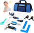 URASISTO 12-Piece Kids Tool Set with Tool Storage Bag, Junior Real Hand