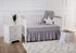 28" 52", Cozy American Baby Company Heavenly Soft Chenille Fitted Crib Sheet x Warm and Neutral Chenille Sheet, Steel