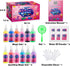 Kit,12 18 70ML Golinkid Magic Water Elf Toy Bottles Molds Aqua Fairy Water Gel Kit for Kids with Sparkling Magic Gel