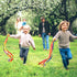 ANCIRS 2 Pack Rainbow Hand Kites, Plastic Dancing Ribbon Streamer Wand for Indoor Outdoor Party Play